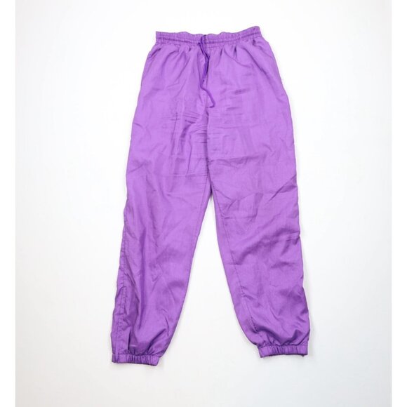 Vtg 90s Streetwear Womens Large Abstract 2 Piece Windbreaker Track Suit Joggers - Picture 11 of 16